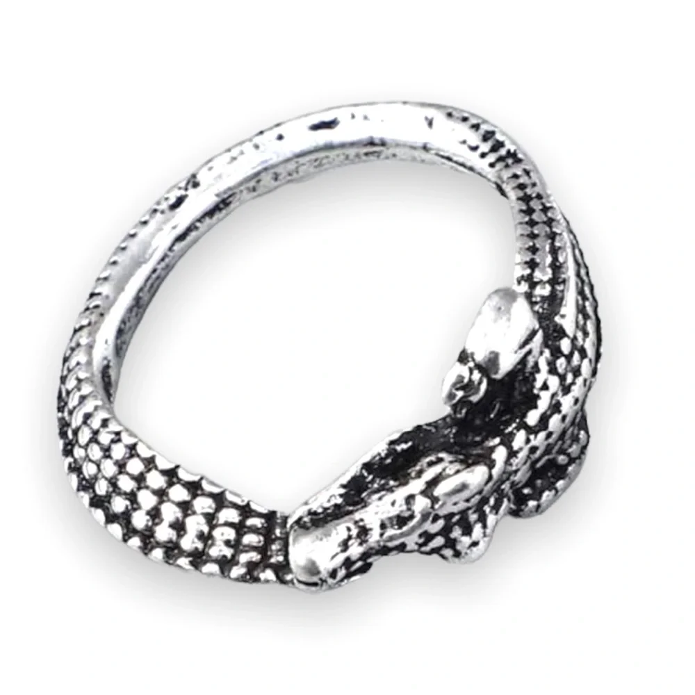 New MENS Crocodile Marine Grade Stainless Steel SAE 316L A4 Boho Ring